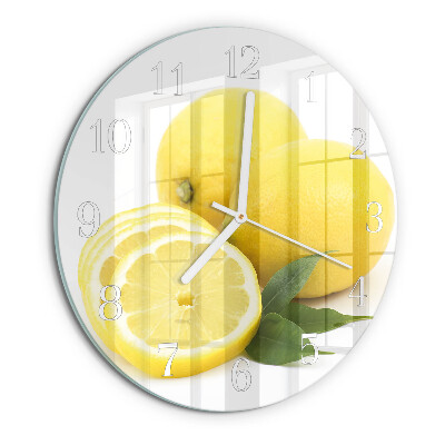 Orologio rotondo limoni
