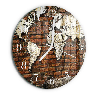 Orologio rotondo Continenti
