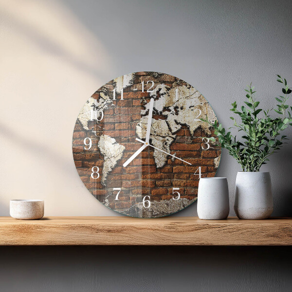 Orologio rotondo Continenti