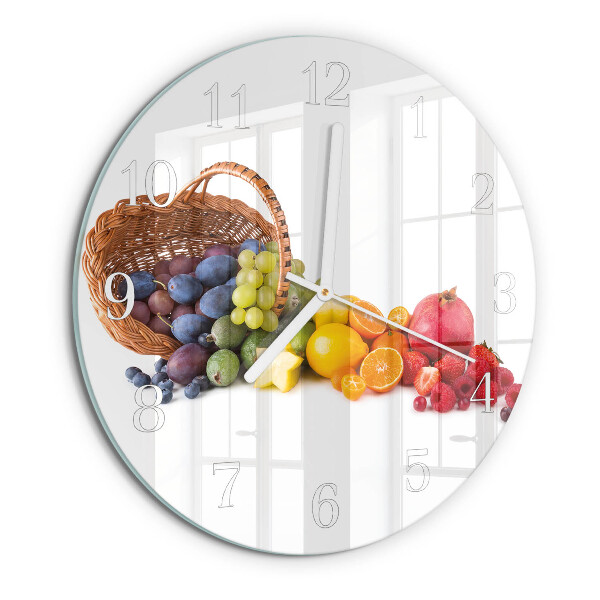 Orologio rotondo Frutta