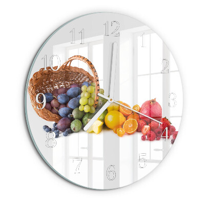 Orologio rotondo Frutta