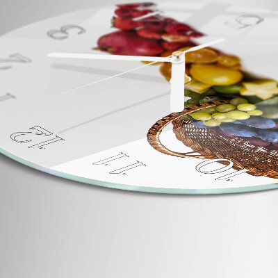Orologio rotondo Frutta
