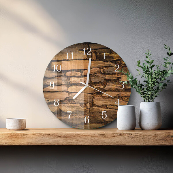 Orologio rotondo Pietre