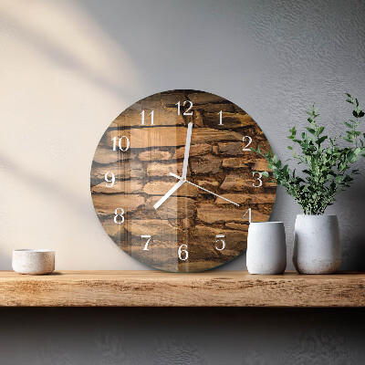 Orologio rotondo Pietre