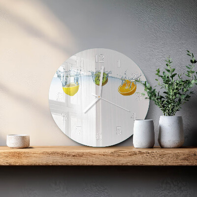 Orologio rotondo kiwi