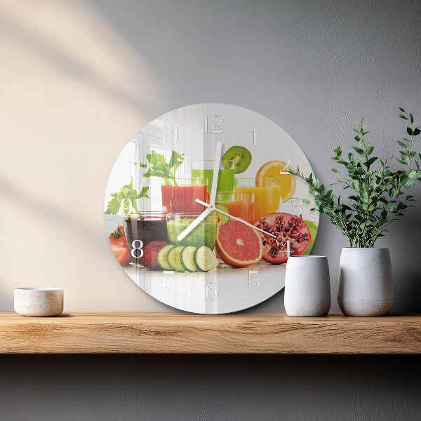 Orologio rotondo Succhi di frutta