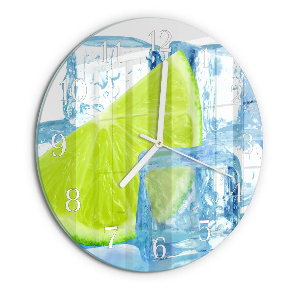Orologio rotondo Ghiaccio al lime
