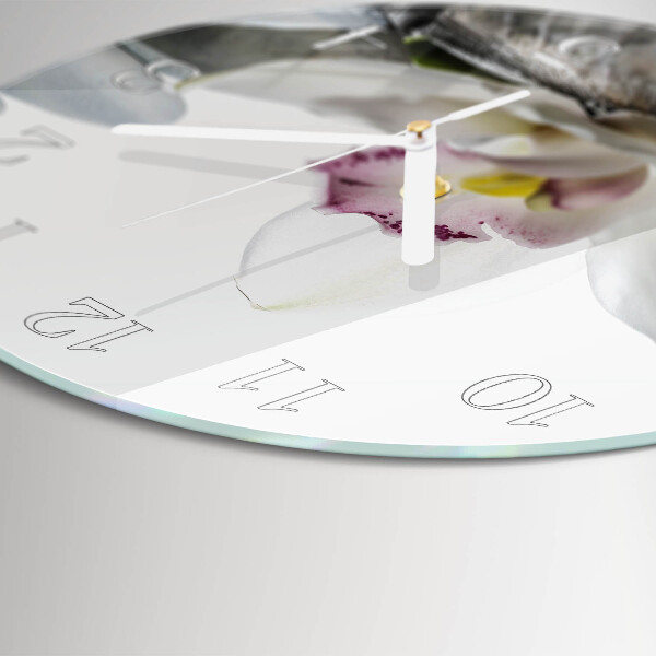 Orologio rotondo Orchidea