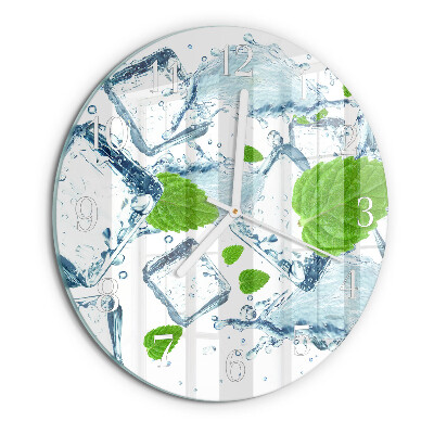 Orologio rotondo Menta ghiacciata