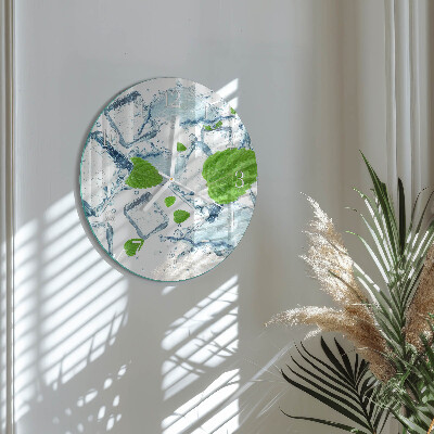 Orologio rotondo Menta ghiacciata