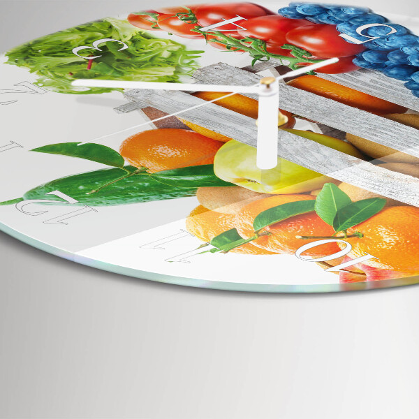 Orologio rotondo Verdure