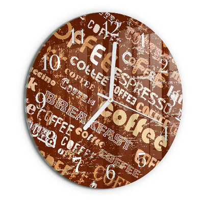 Orologio rotondo Caffè