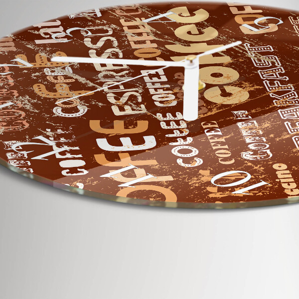 Orologio rotondo Caffè