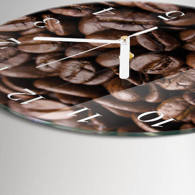 Orologio rotondo chicchi di caffè