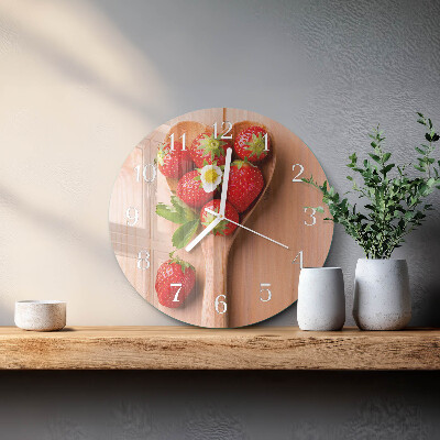 Orologio rotondo Fragola