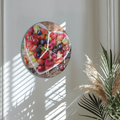 Orologio rotondo Frutta