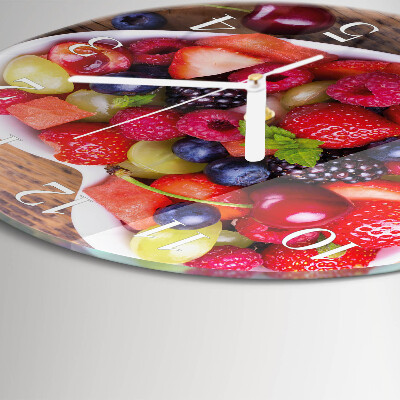 Orologio rotondo Frutta