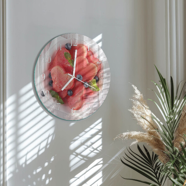 Orologio rotondo Cuore di anguria