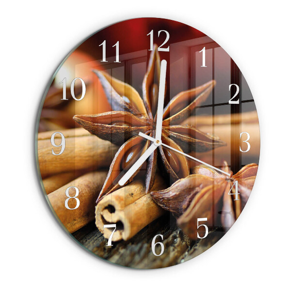 Orologio rotondo Anice e cannella