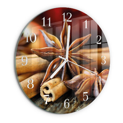 Orologio rotondo Anice e cannella