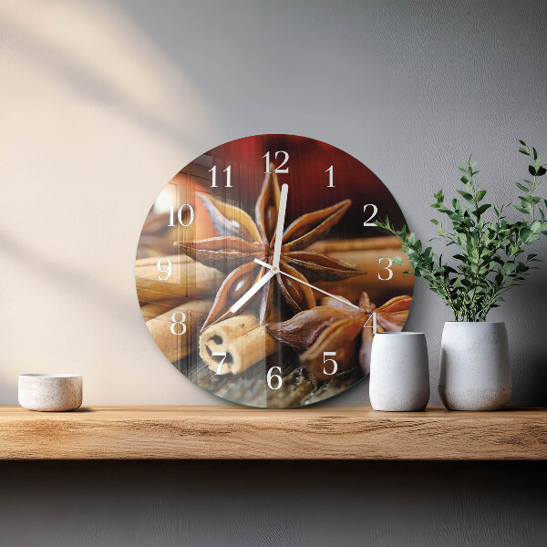 Orologio rotondo Anice e cannella