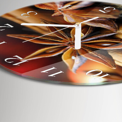 Orologio rotondo Anice e cannella