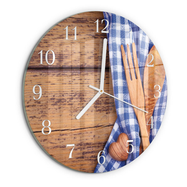 Orologio rotondo Legno e utensili