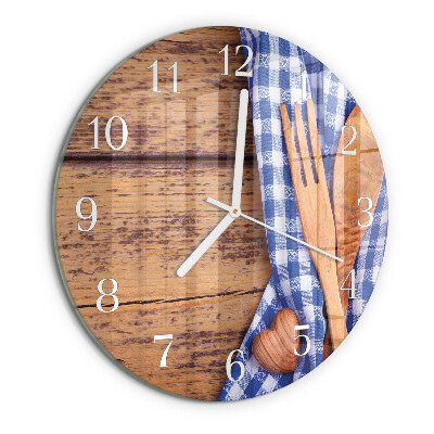 Orologio rotondo Legno e utensili
