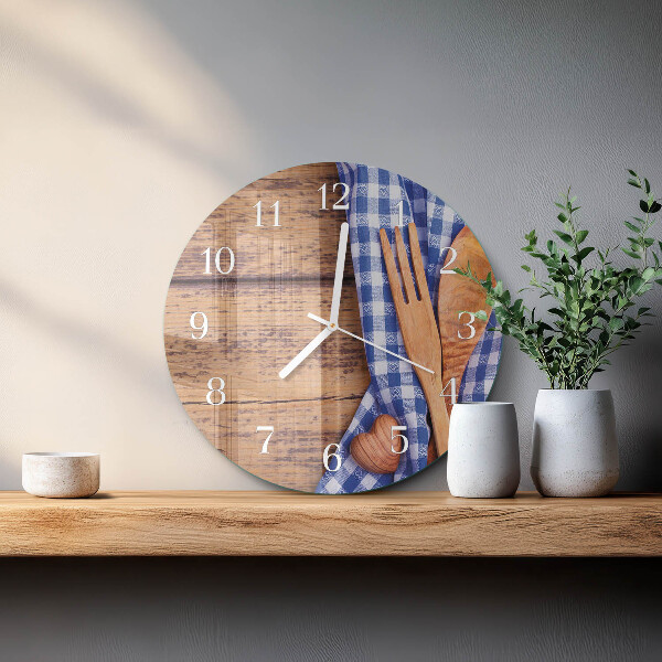 Orologio rotondo Legno e utensili