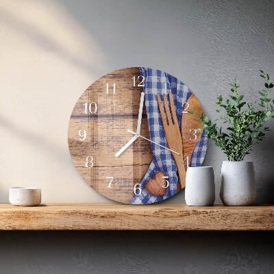 Orologio rotondo Legno e utensili