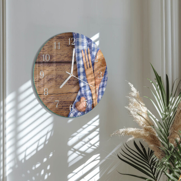 Orologio rotondo Legno e utensili