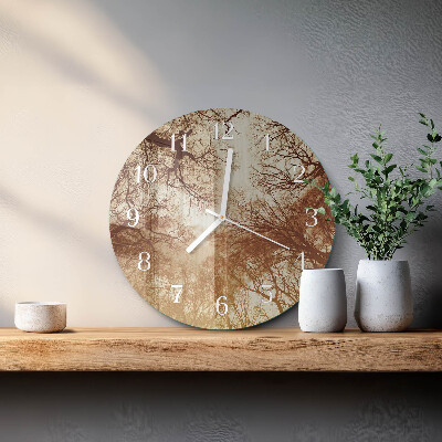 Orologio rotondo Chiome degli alberi