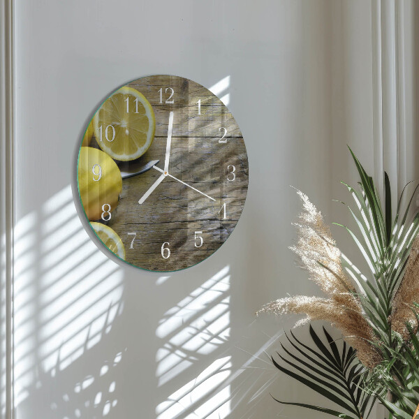 Orologio rotondo limoni succosi