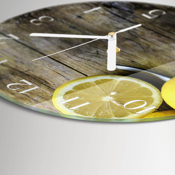 Orologio rotondo limoni succosi