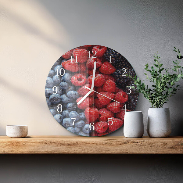 Orologio rotondo Frutti di bosco