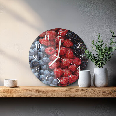 Orologio rotondo Frutti di bosco