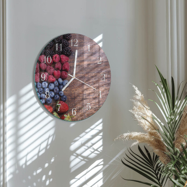 Orologio rotondo Frutti di bosco