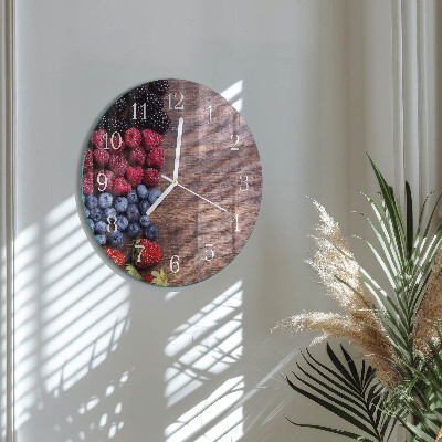 Orologio rotondo Frutti di bosco