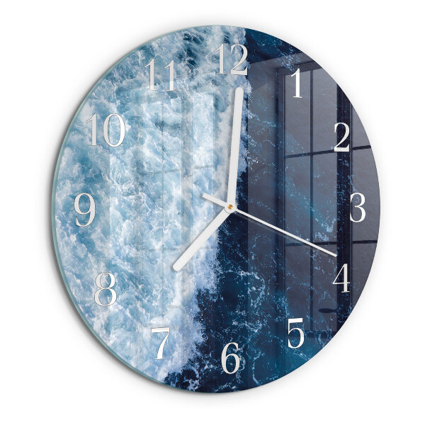 Orologio rotondo Onde oceaniche