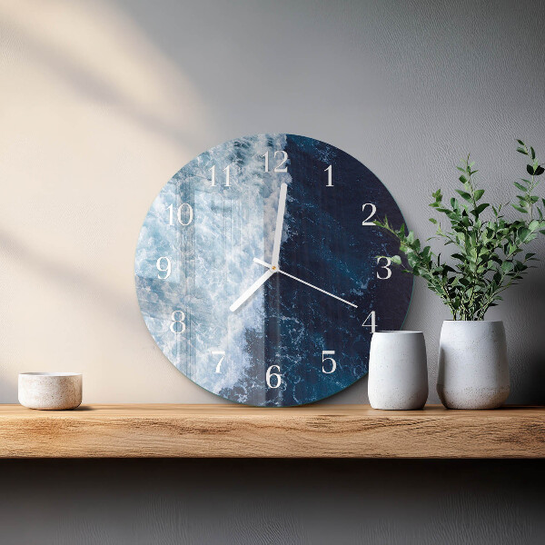 Orologio rotondo Onde oceaniche