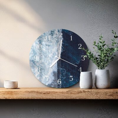 Orologio rotondo Onde oceaniche