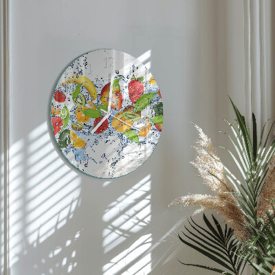 Orologio rotondo Acqua di Frutta