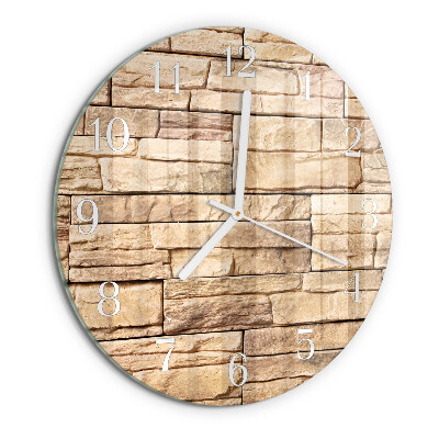 Orologio rotondo Clinker