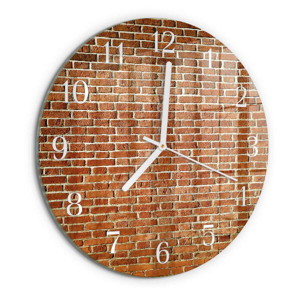 Orologio rotondo Mattone