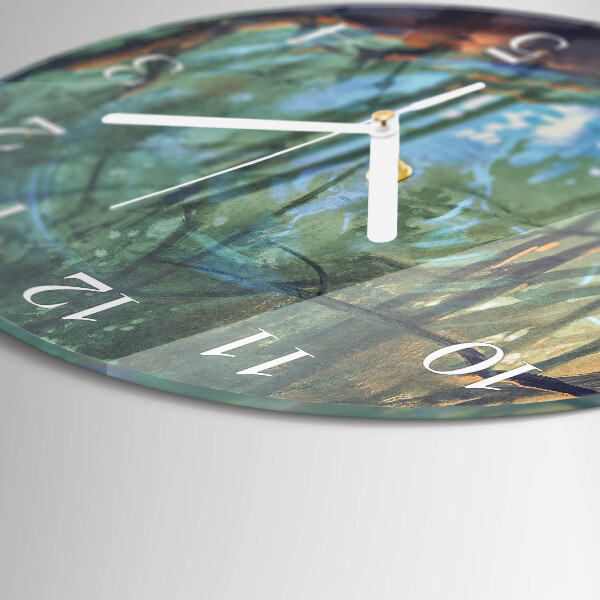 Orologio rotondo Foresta mistica