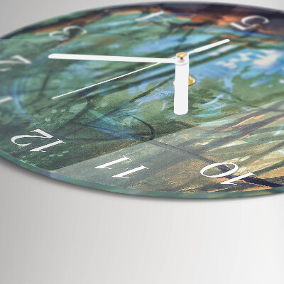 Orologio rotondo Foresta mistica