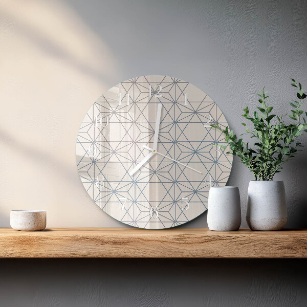 Orologio rotondo Modello geometrico