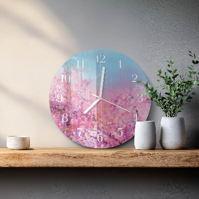 Orologio rotondo Motivo floreale