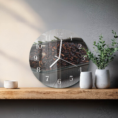 Orologio rotondo Riso nero