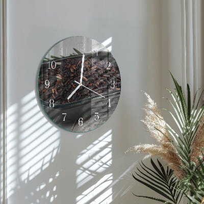Orologio rotondo Riso nero